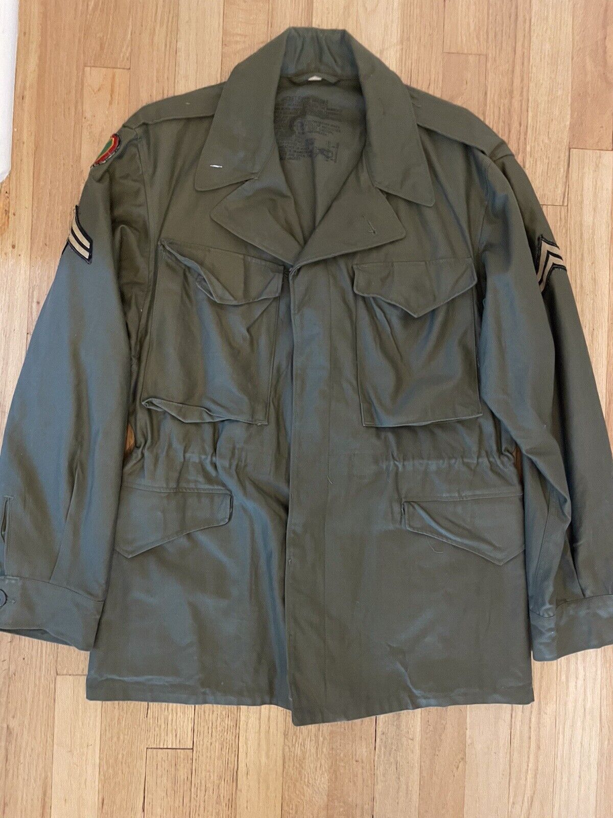 ORIGINAL WWII WW2 US M43 Field Jacket Great Condition Size 40 R