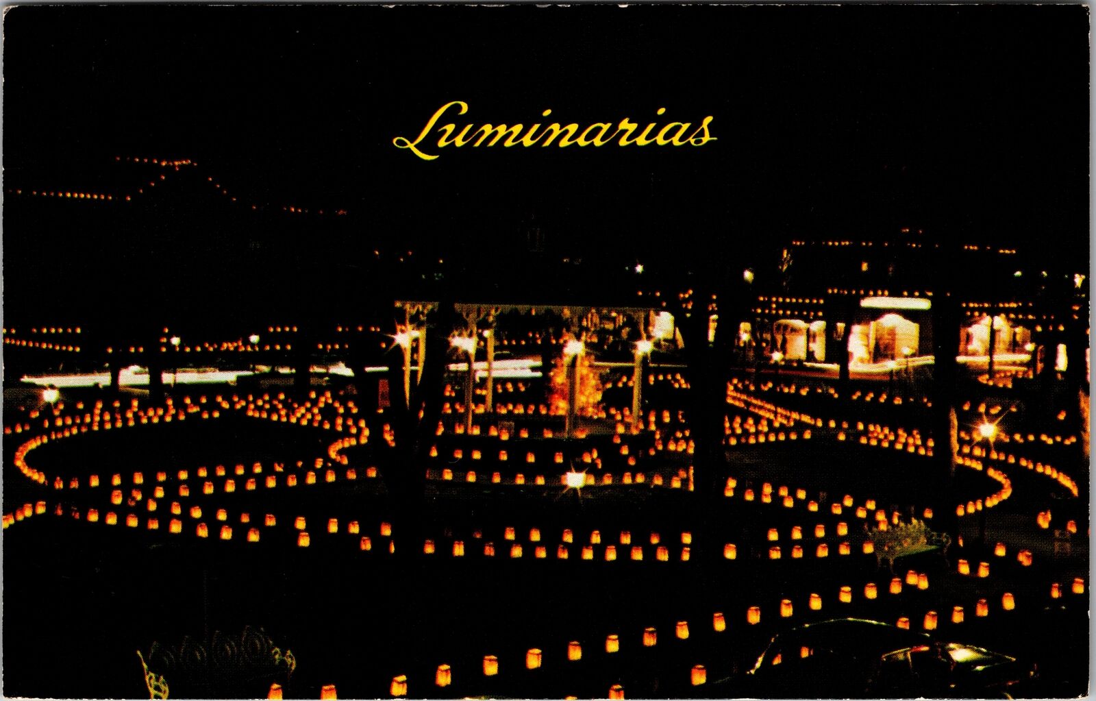 Albuquerque NM-New Mexico, Christmas Town Plaza, Vintage Postcard