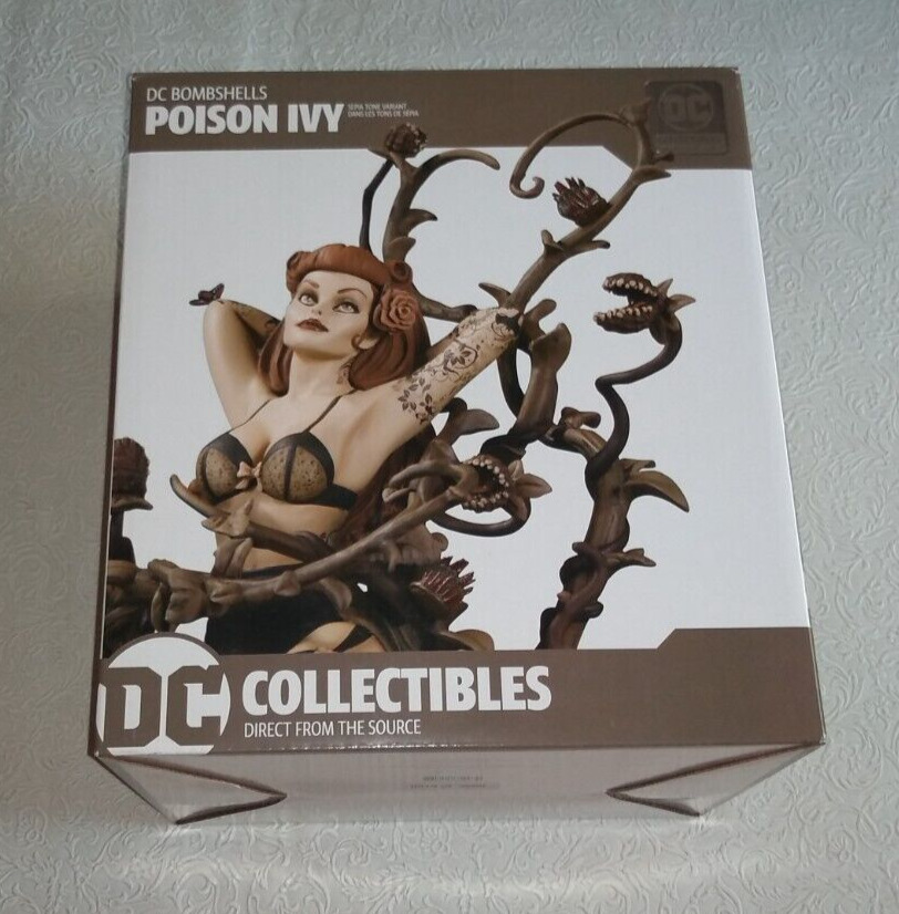 Poison Ivy DC Bombshells Statue, Sepia Variant #319/5000 - DC Collectibles