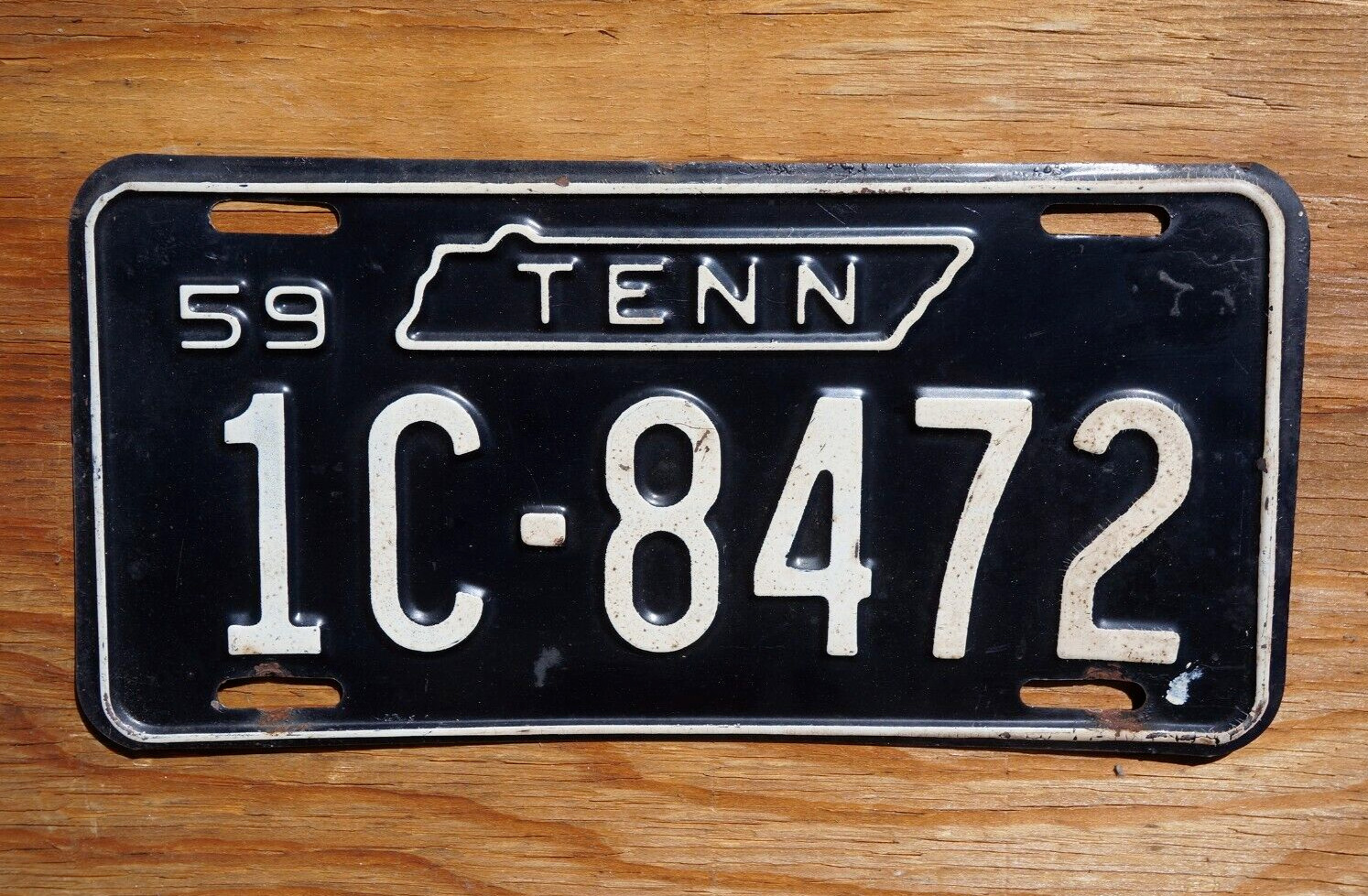 1959 TENNESSEE License Plate