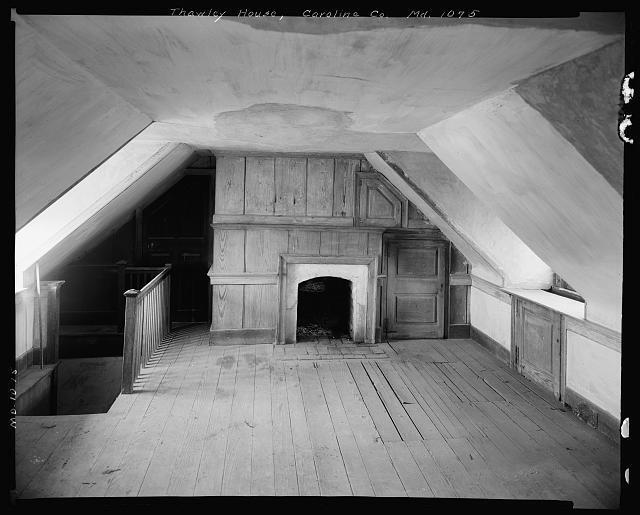 Thawley House,Hillsboro,attics,fireplaces,MD,Maryland,Architecture,South,1936 1