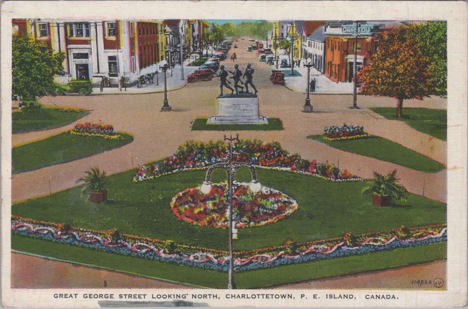 Great George Street Charlottetown Prince Edward Island Canada Postcard