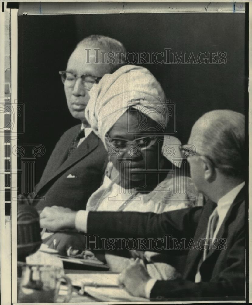 1969 Press Photo Angie Brooks, Liberia,United Nations General Assembly