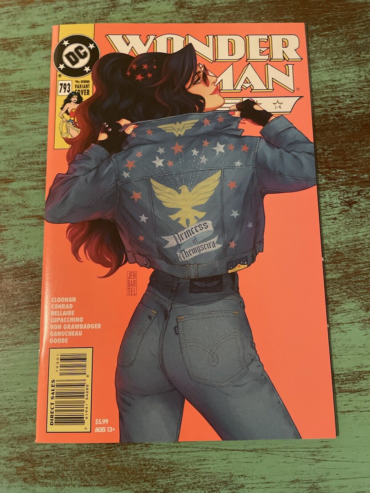 WONDER WOMAN #793 (JEN BARTEL 90s VARIANT) ~ DC Comics NM 2022
