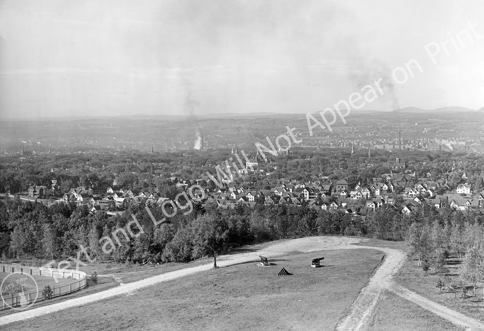 1905 Manchester, New Hampshire From Derryfield Park Old Photo 13\