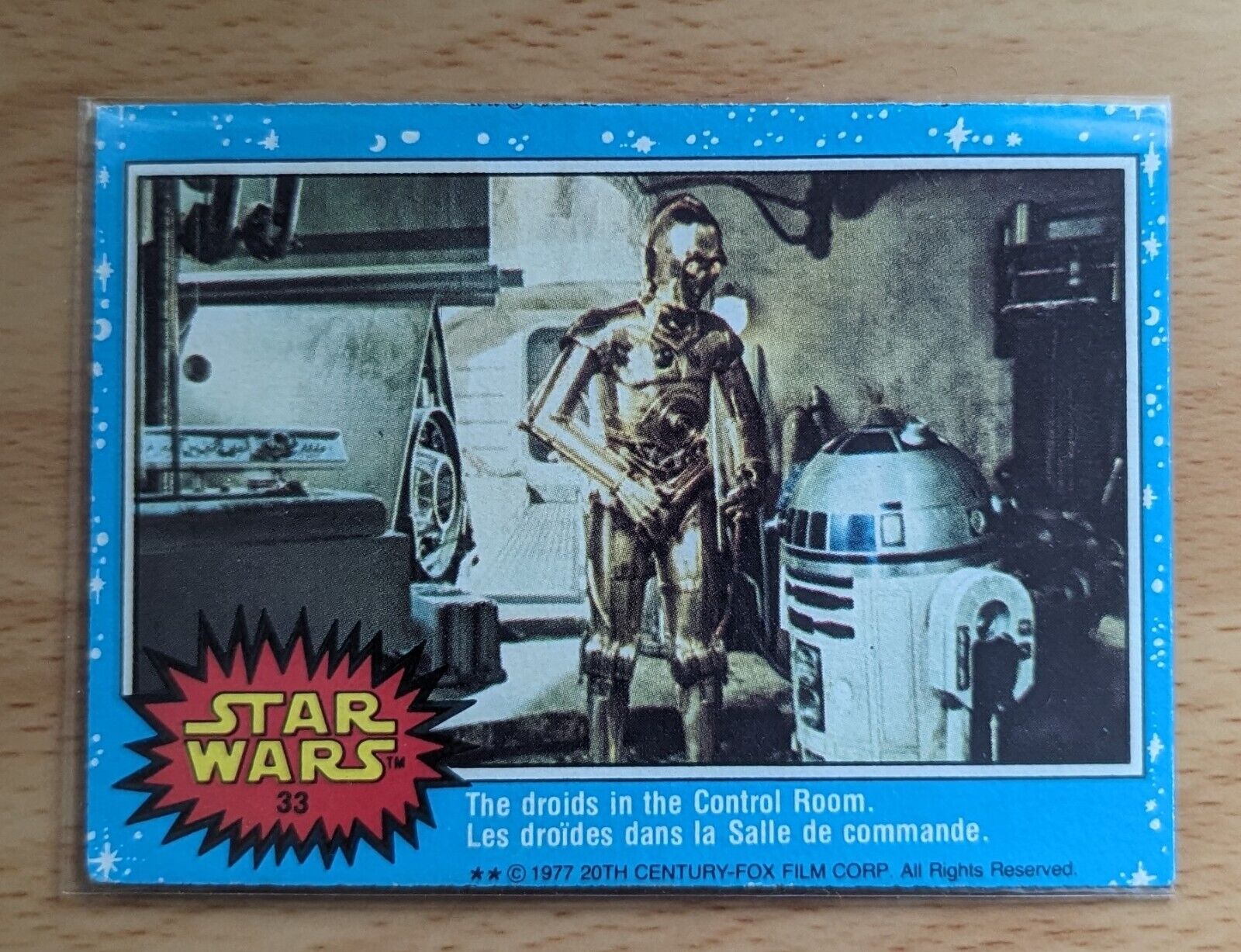 Vintage 1977 OPC Star Wars Blue Card #33