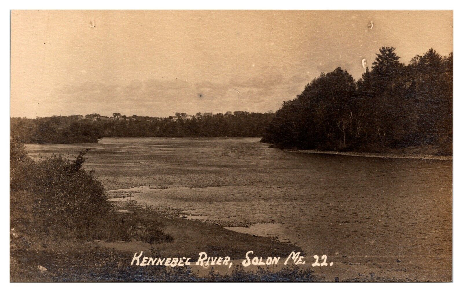 RPPC Kennebec River, Landscape, Solon, Maine