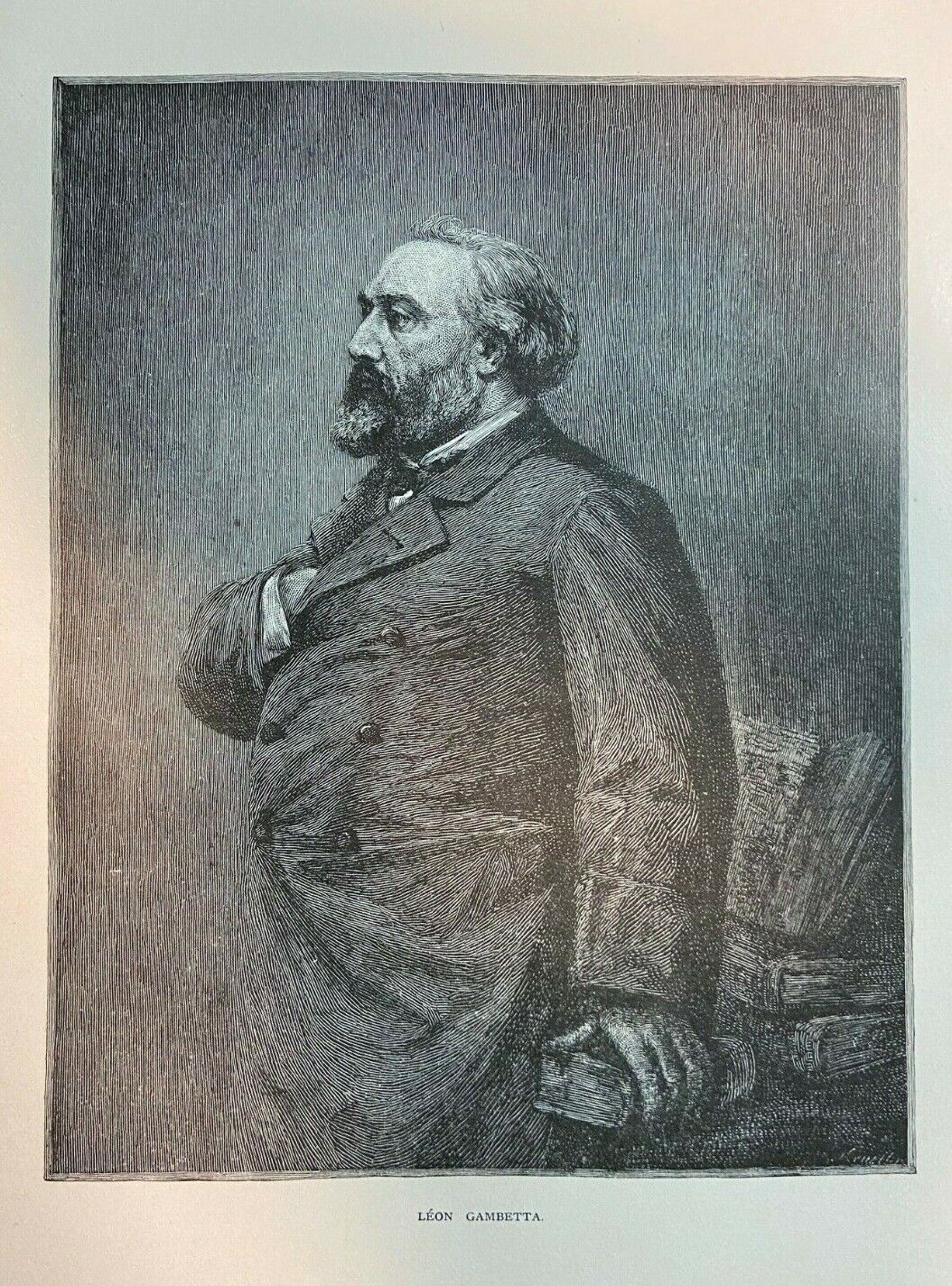1883 French Statesman Leon Gambeta