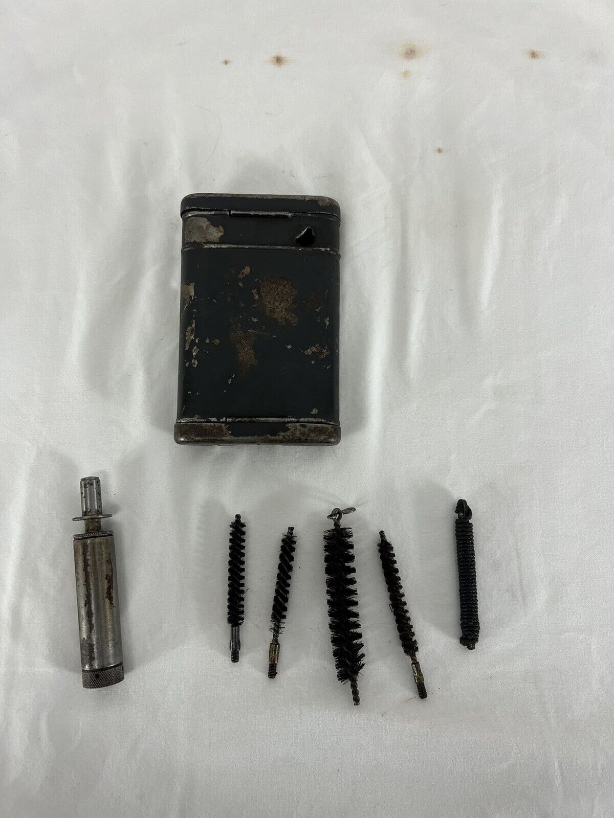 WWII German K98 Cleaning Kit Bring Back With Battle Damage  Marked CNX