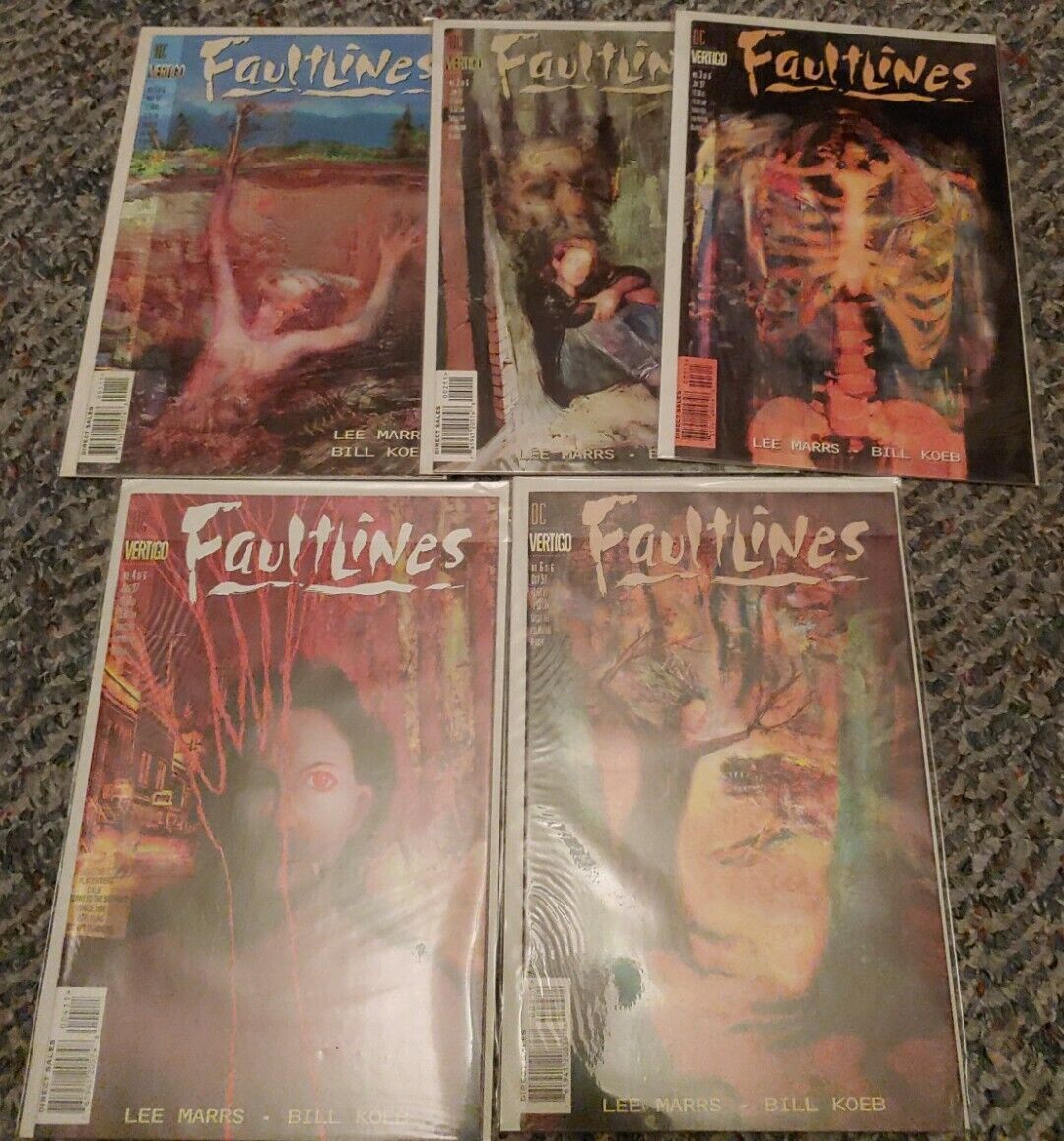 Faultlines #1-4 & #6 1997 DC VERTIGO COMICS