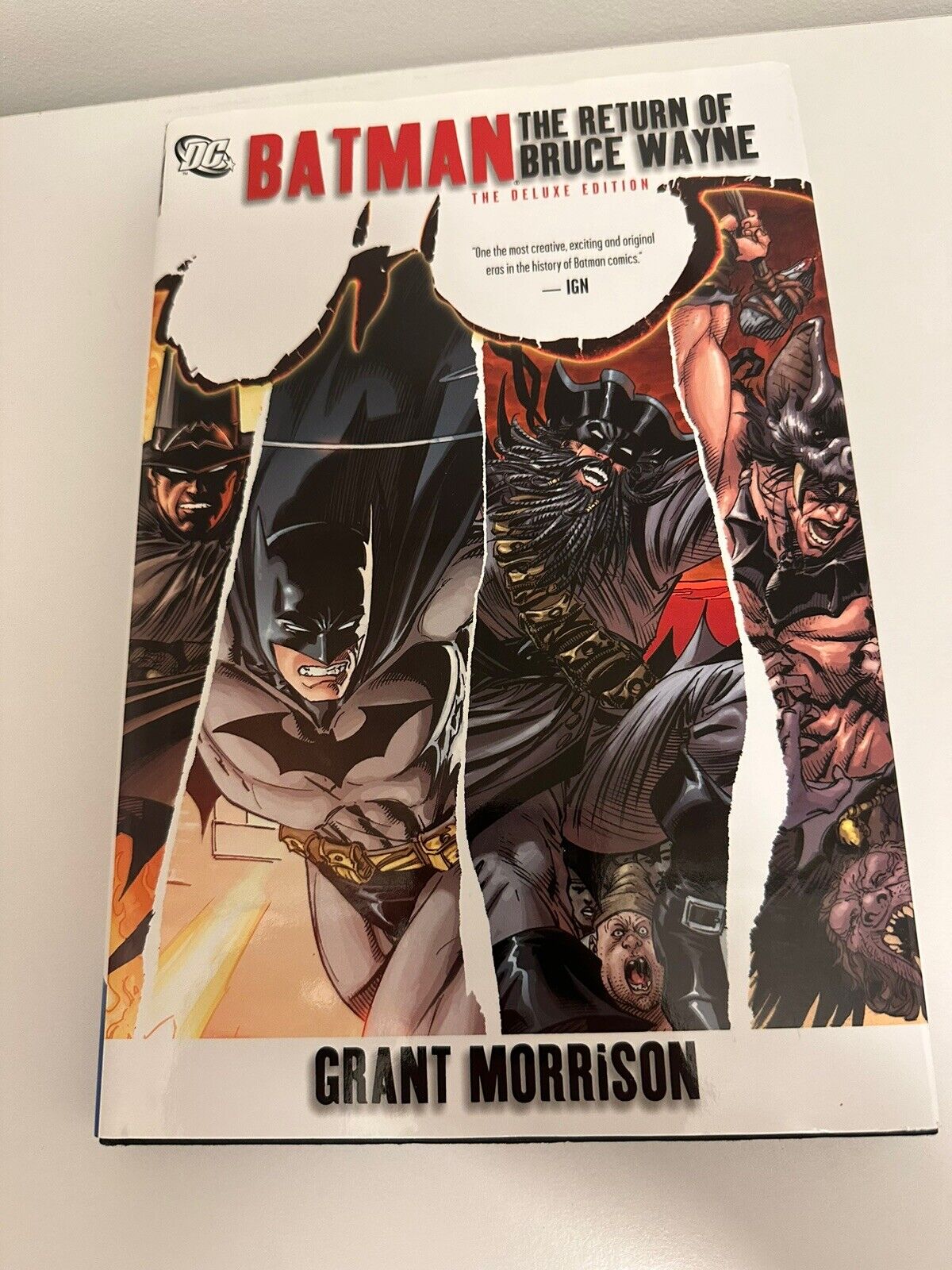 Batman The Return Of Bruce Wayne Deluxe  Hardcover Graphic Novel Grant Morrison