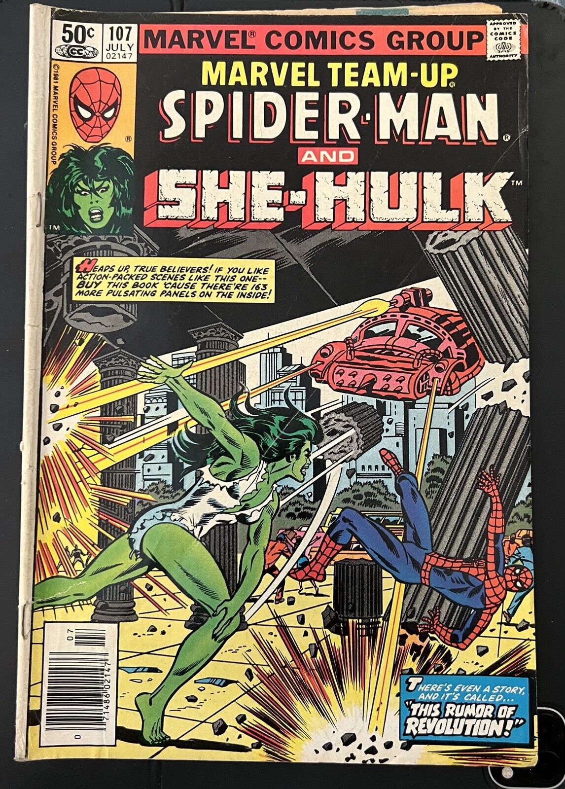 Comic Books Spider-Man And She-Hulk #107 July 1971