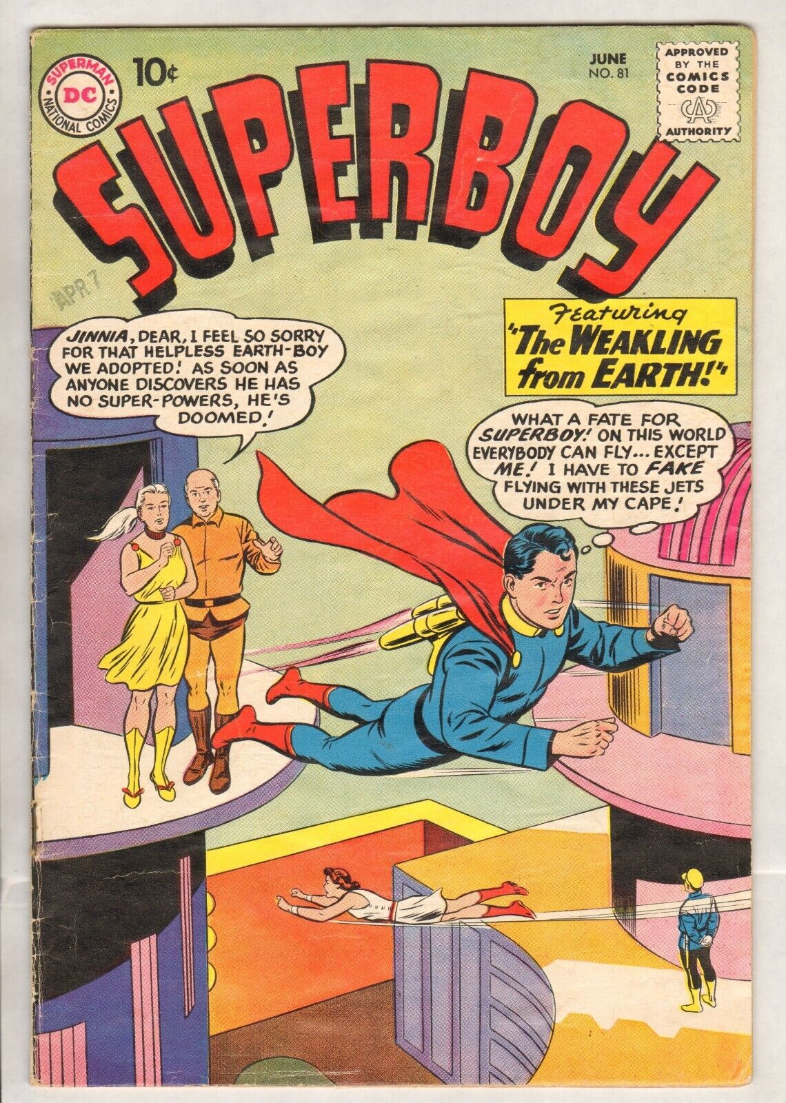 Superboy #81 (VG+) (1960, DC) [b] Curt Swan Cover