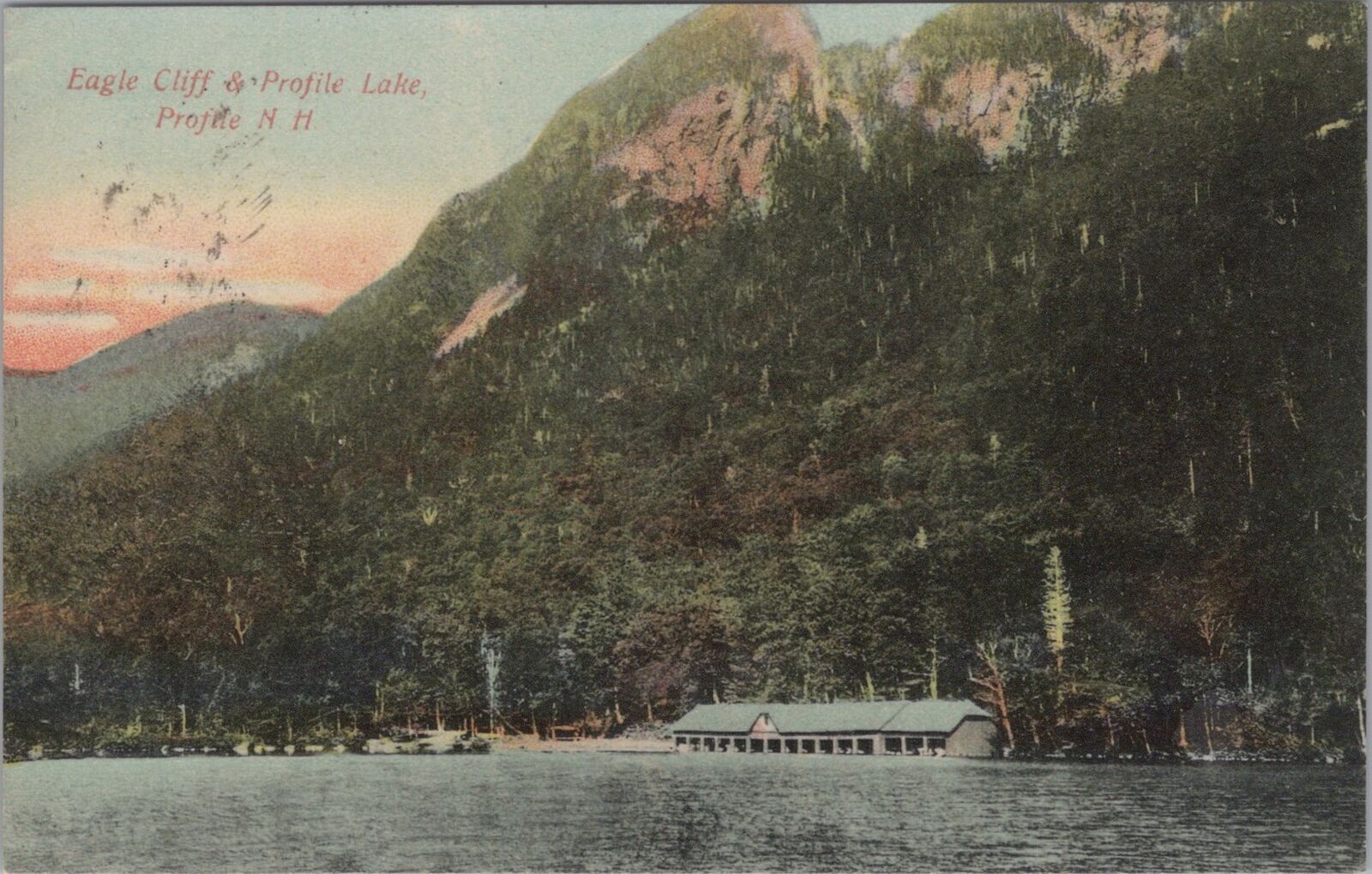 Eagle Cliff & Profile Lake New Hampshire Postcard