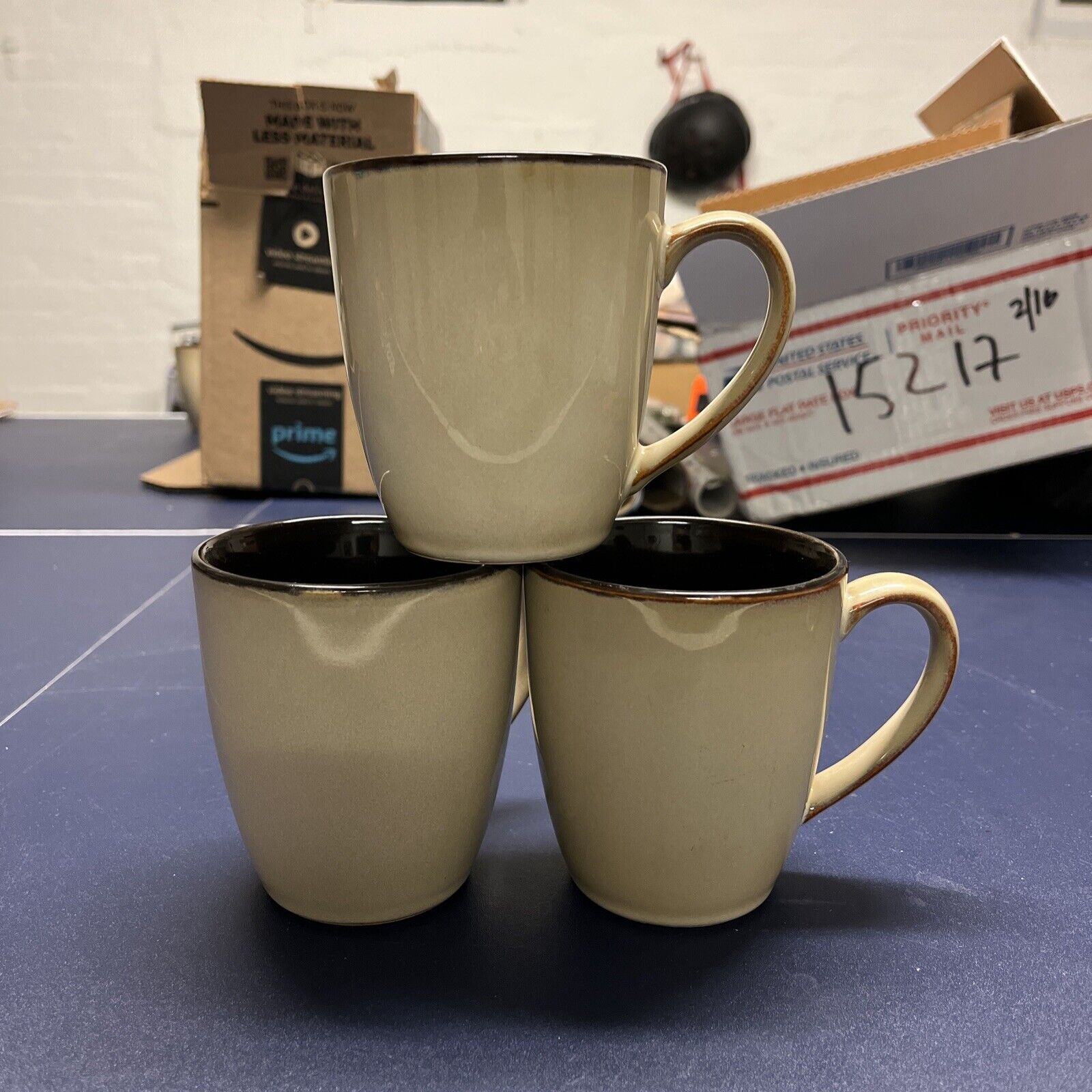 Ceramic Mugs Set Of 3