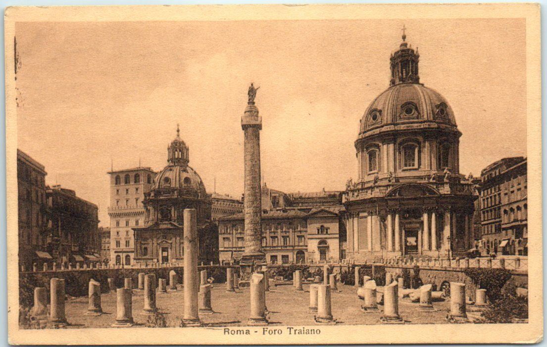 Postcard - Trajan Forum - Rome, Italy