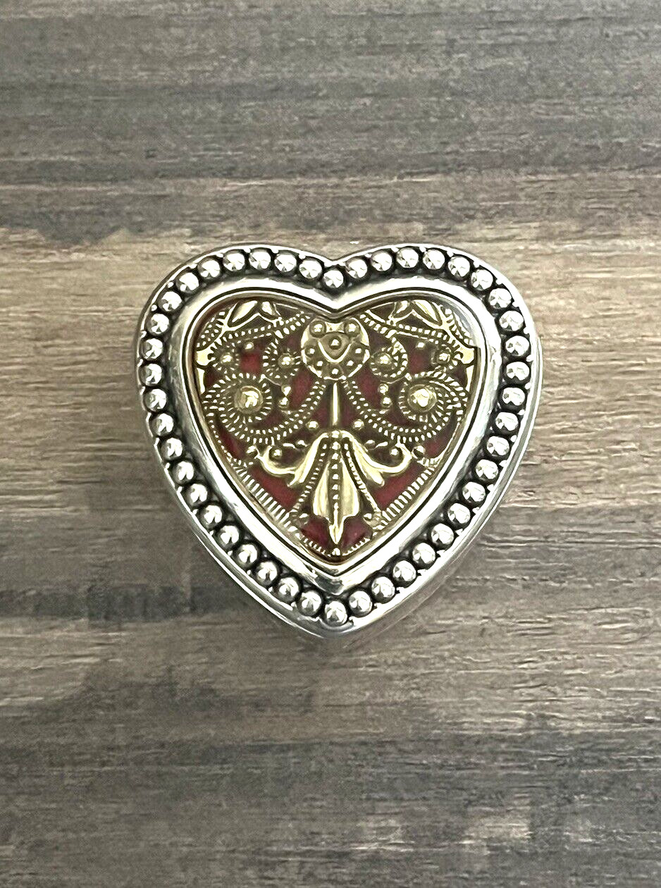 Brighton Devotion Heart Song Trinket Box , Listen To The Messages Your Heart…