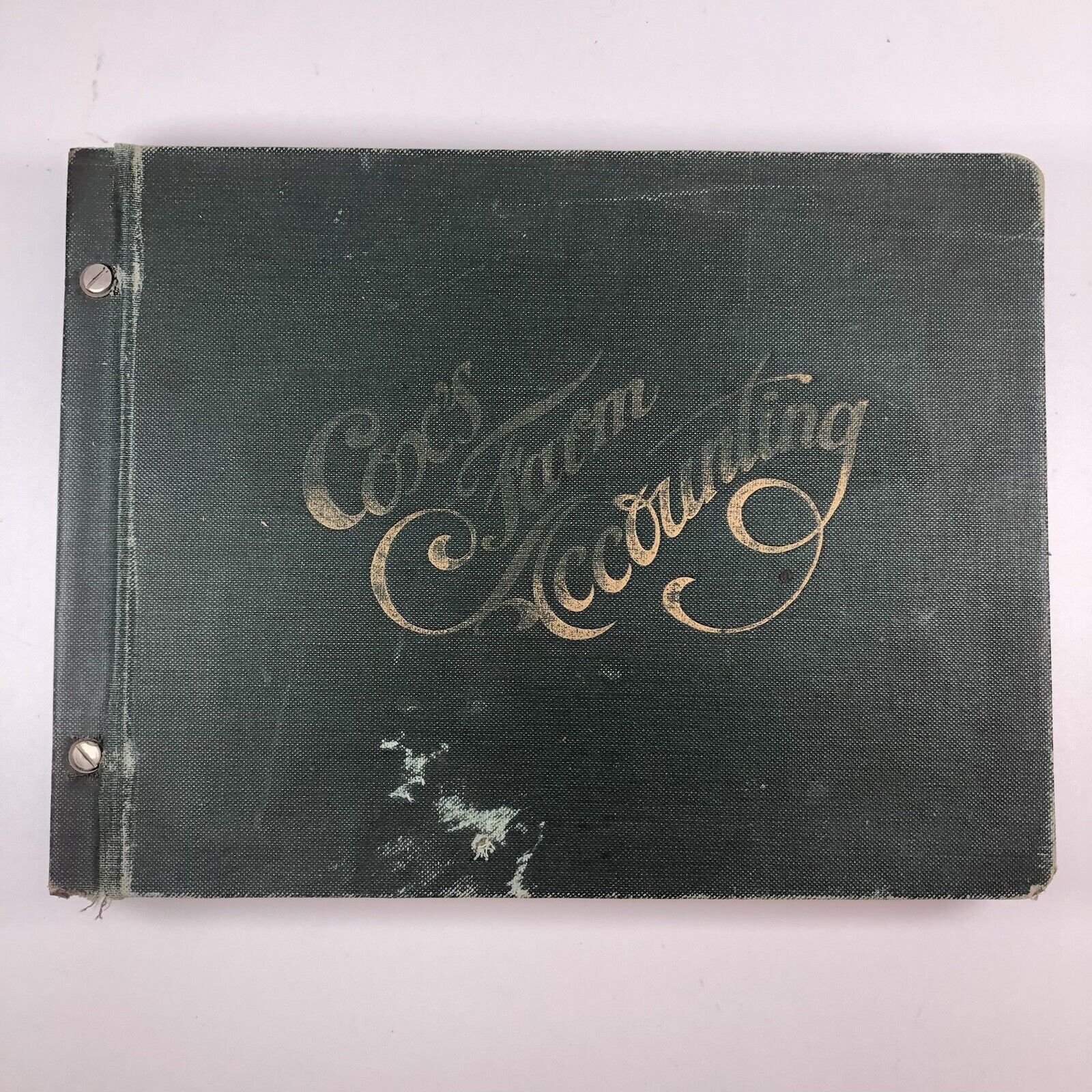 Antique 1913 Cox’s Farm Accounting Ledger Farm Bookkeeping Expense & Profit Book