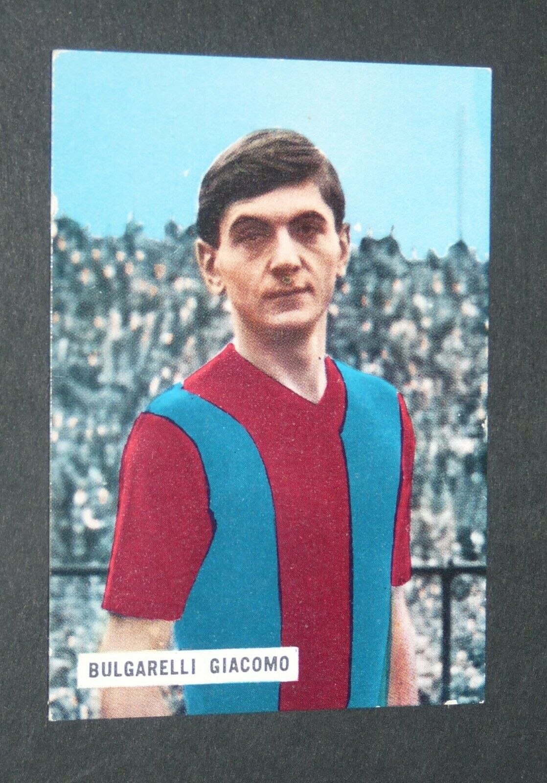 FOOTBALL PHOTO FOOTBALL FOOTBALL CARD 1963-1964 ITALY GIACOMO BULGARELLI BOLOGNA