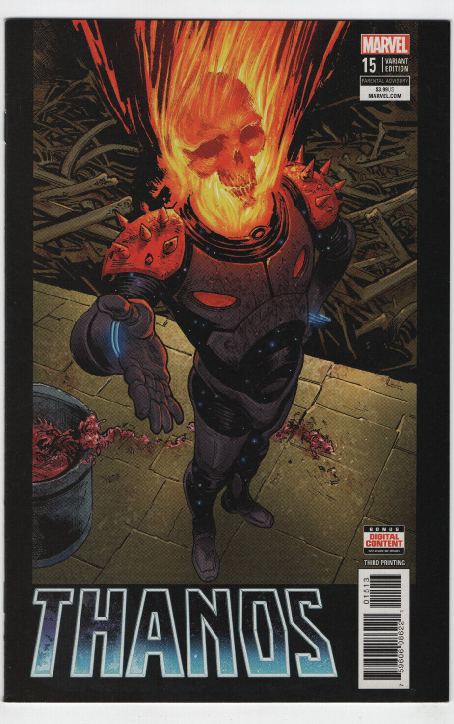 Thanos #15 3rd Print Variant Cosmic Ghost Rider Marvel Comics 2018 Cates