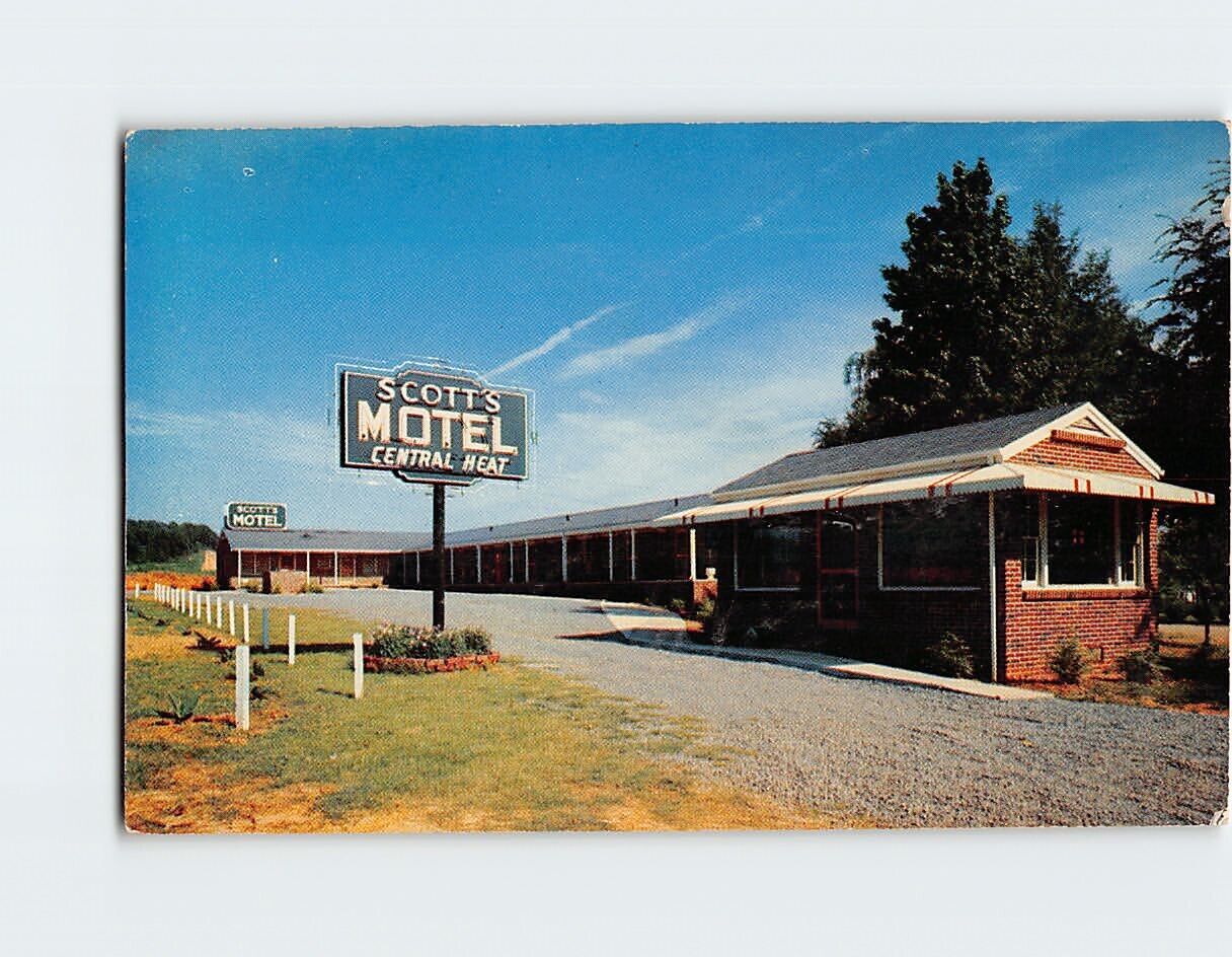 Postcard Scott\'s Motel, Georgia, USA