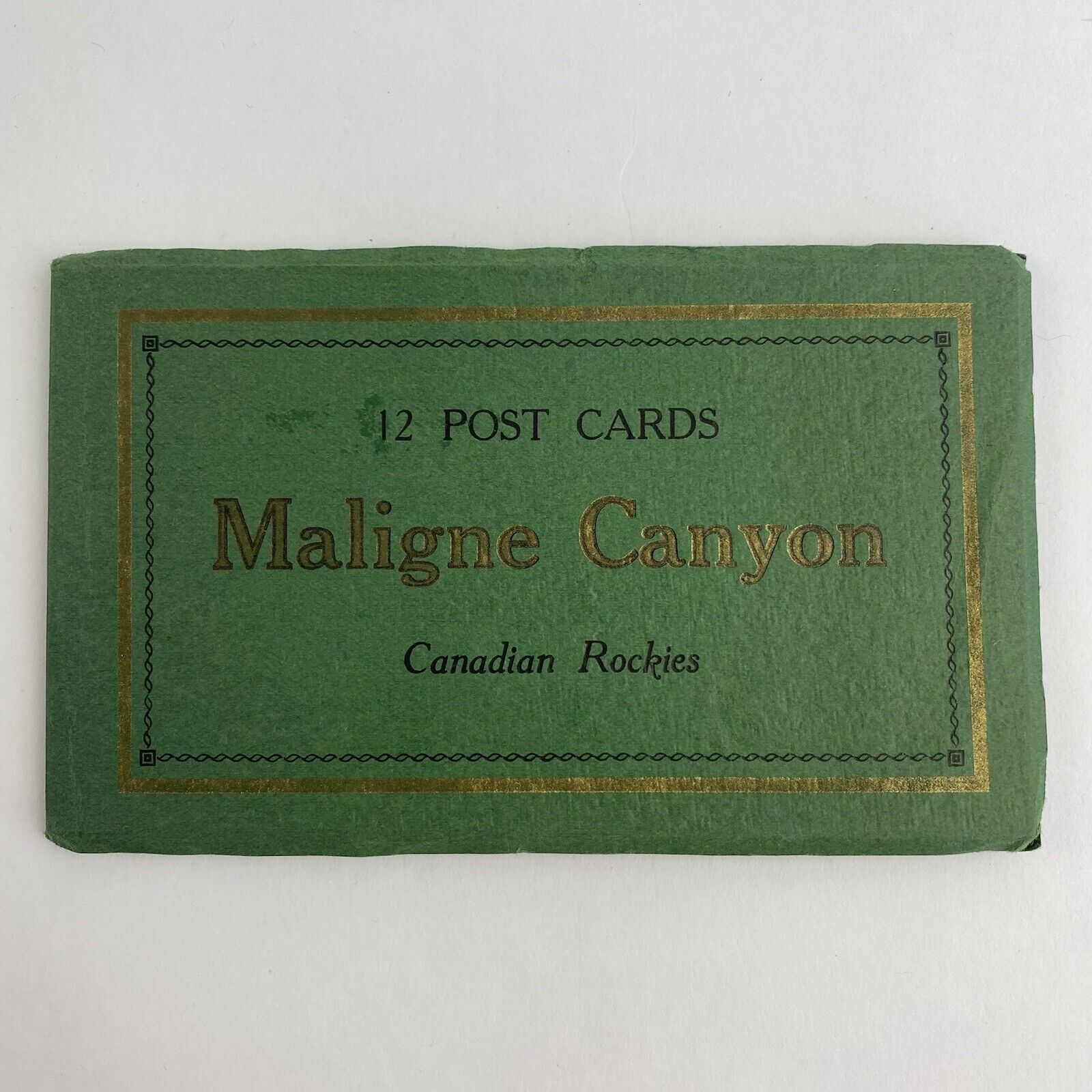 Vintage Postcards Maligne Canyon Canadian National Railway Rockies Advertising