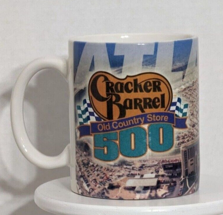 Cracker Barrel Old Country Store 500 Atlanta Motor Speedway Vintage Coffee Mug