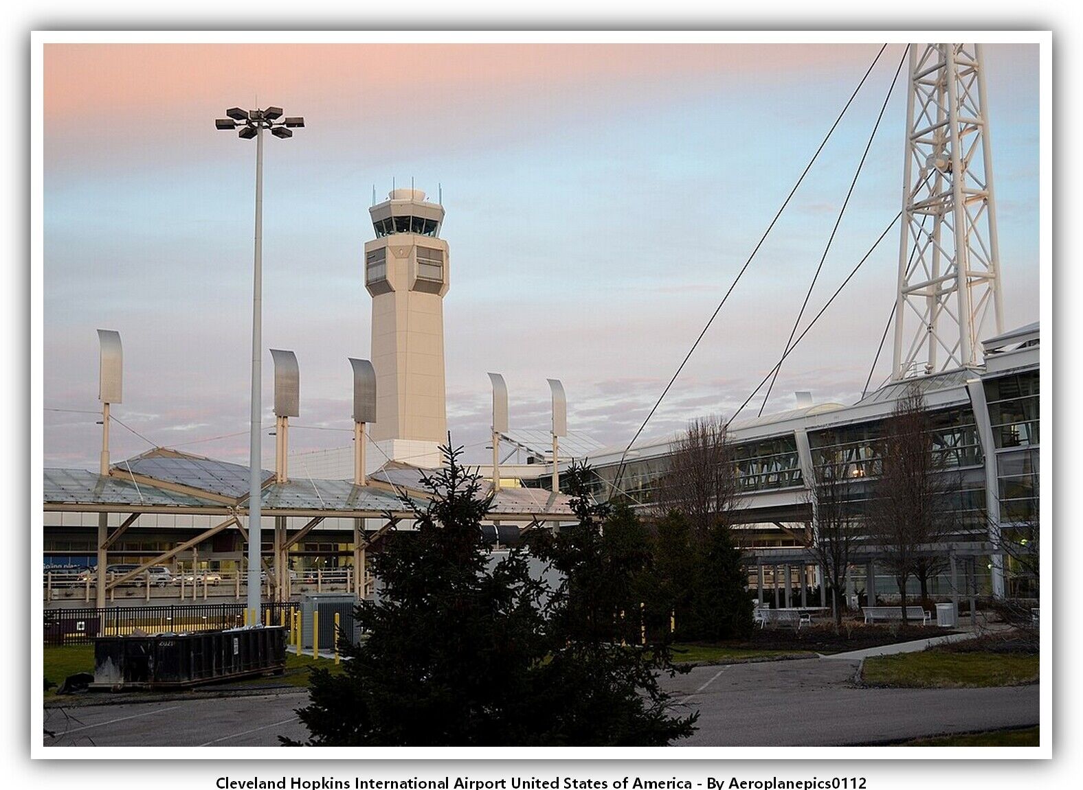 Cleveland Hopkins International Airport United States of America Airport Postcar
