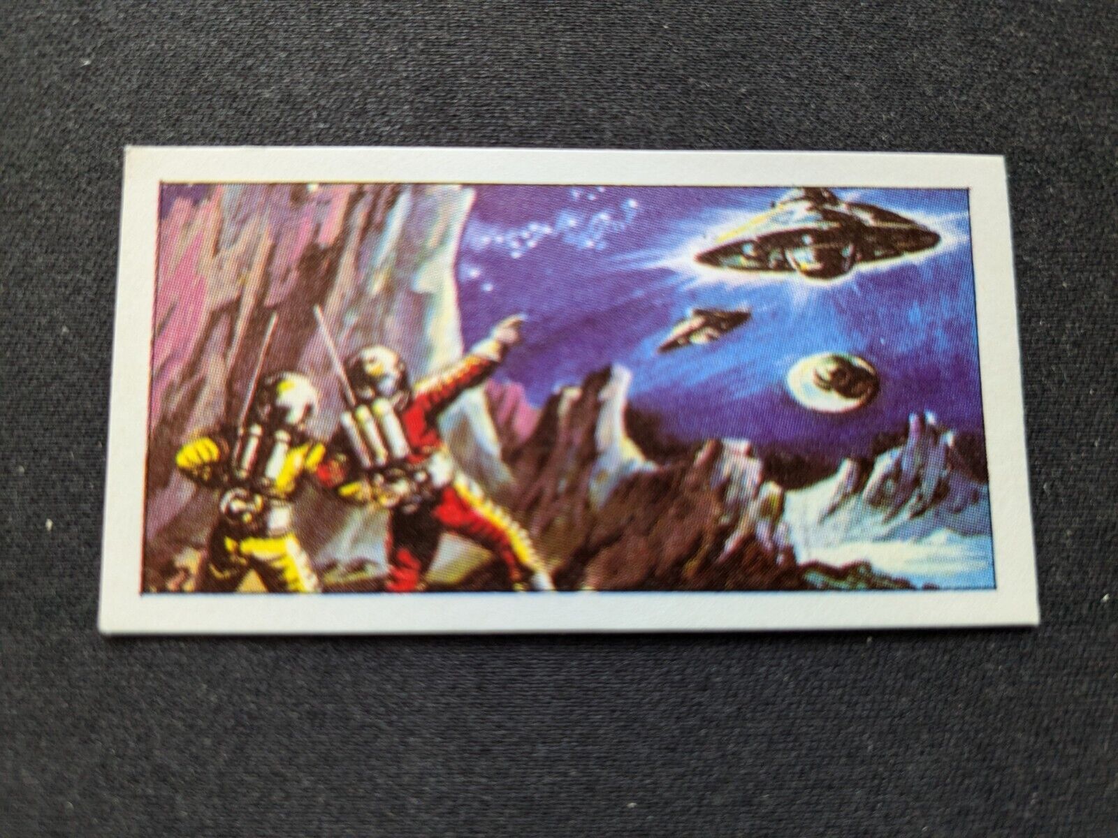 1969 Primrose Confectionery Space Race Card # 50 Life on Other Planets? (EX/NM)