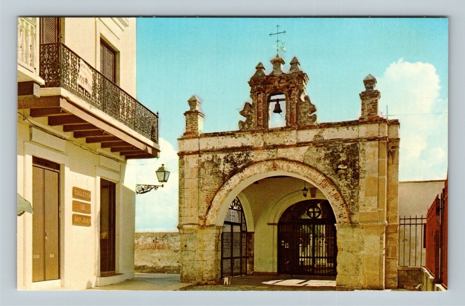 Old San Juan PR, Capilla Del Cristo, Puerto Rico Vintage Postcard