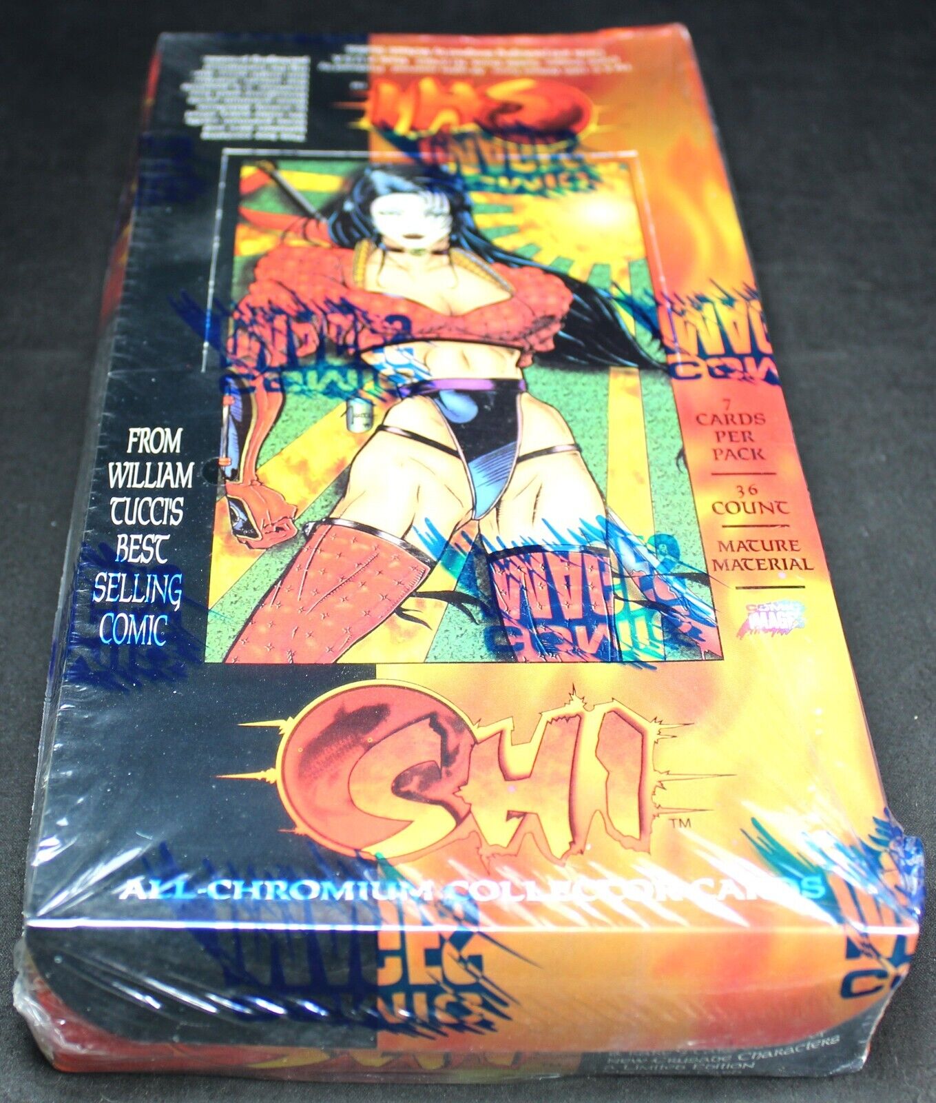 1995 Shi All-Chromium Trading Card Box by Comic Images - SEALED