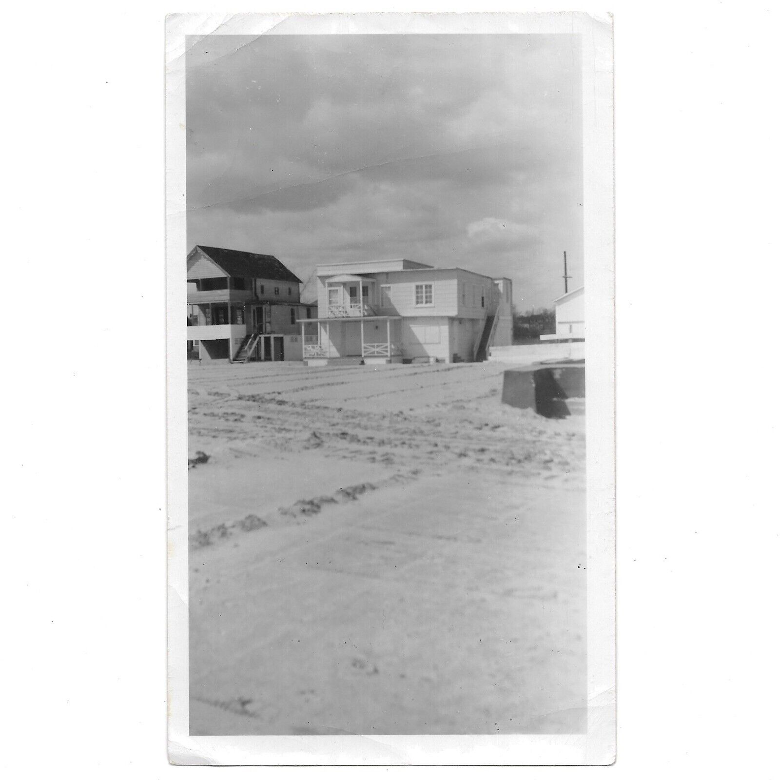 White Sands Beach House Vintage Photo East Lyme Conn 1940’s Old Summer Cottage