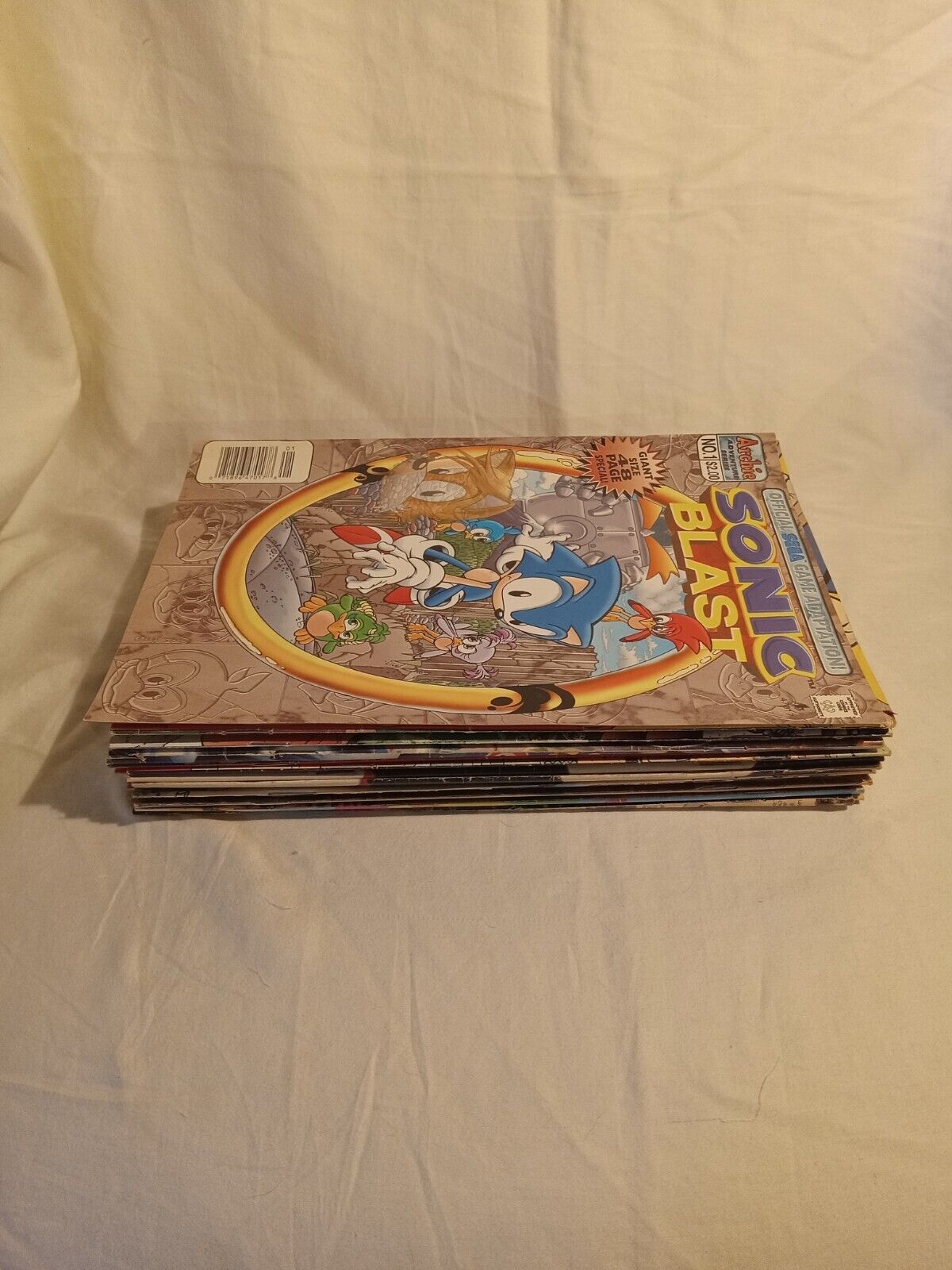 Lot Of 24 90s Sonic Comic Books