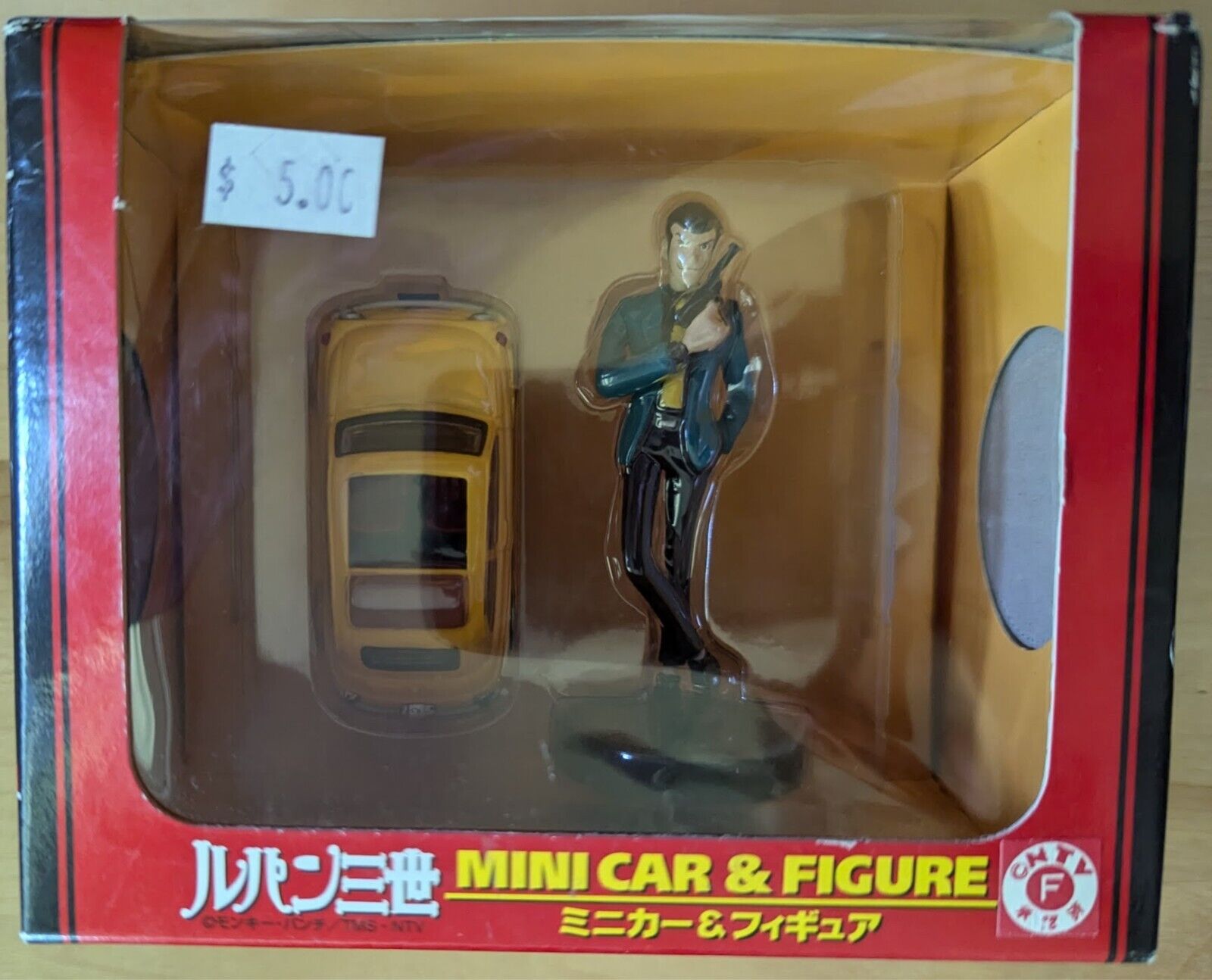 Lupin III Lupin the Third Mini car & Figure