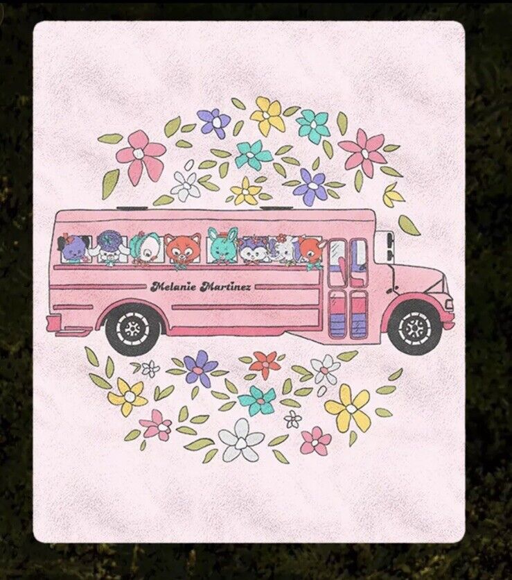 Melanie Martinez K-12 School Bus Blanket Rare (PREORDER)