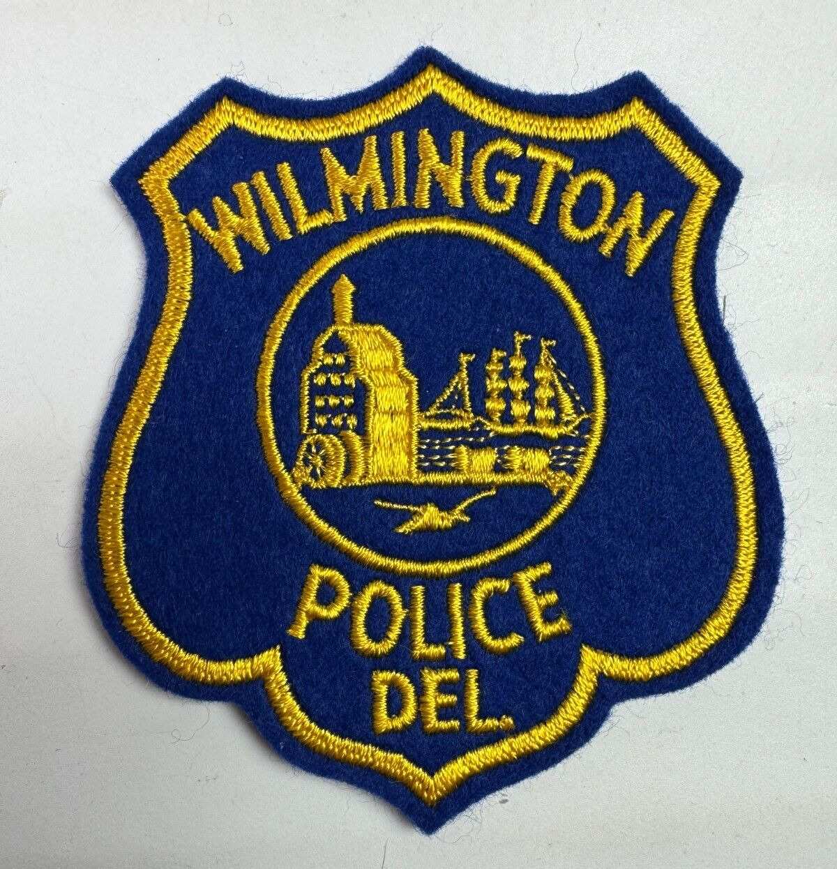 Wilmington Police Delaware DE Felt Patch B5D