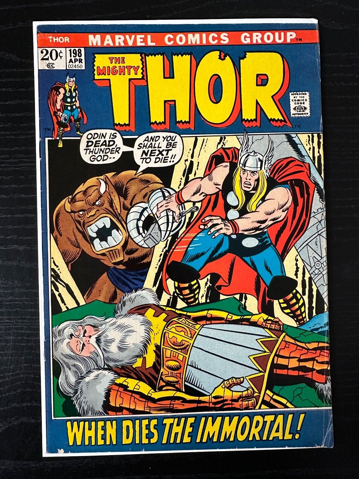 Thor #198 FN/VF 1972 Marvel Comics