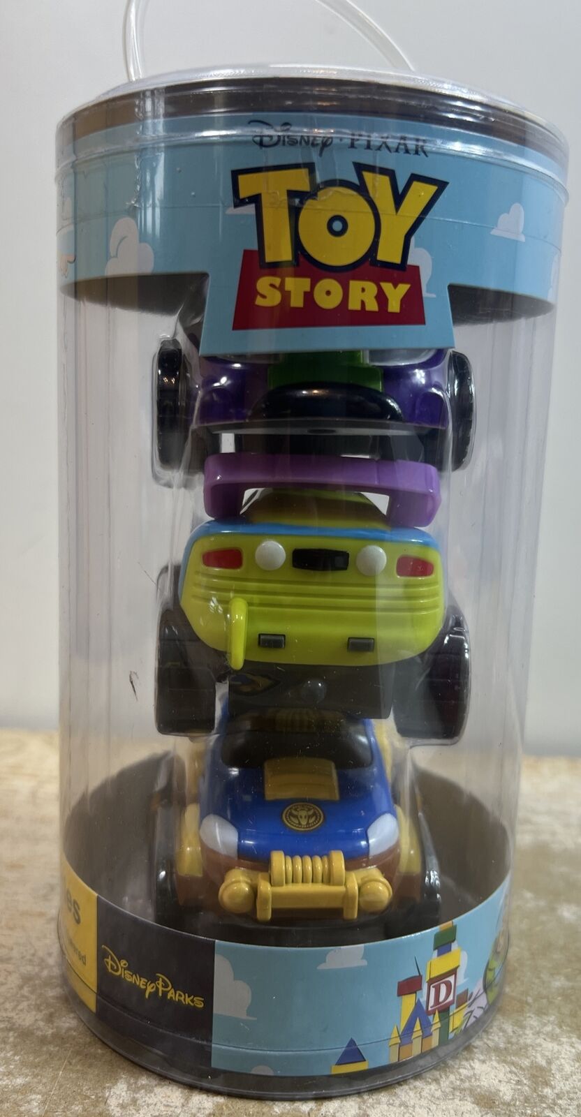 Disney Parks Toy Story Buzz Lightyear Woody Stunt Vehicles Friction NEW
