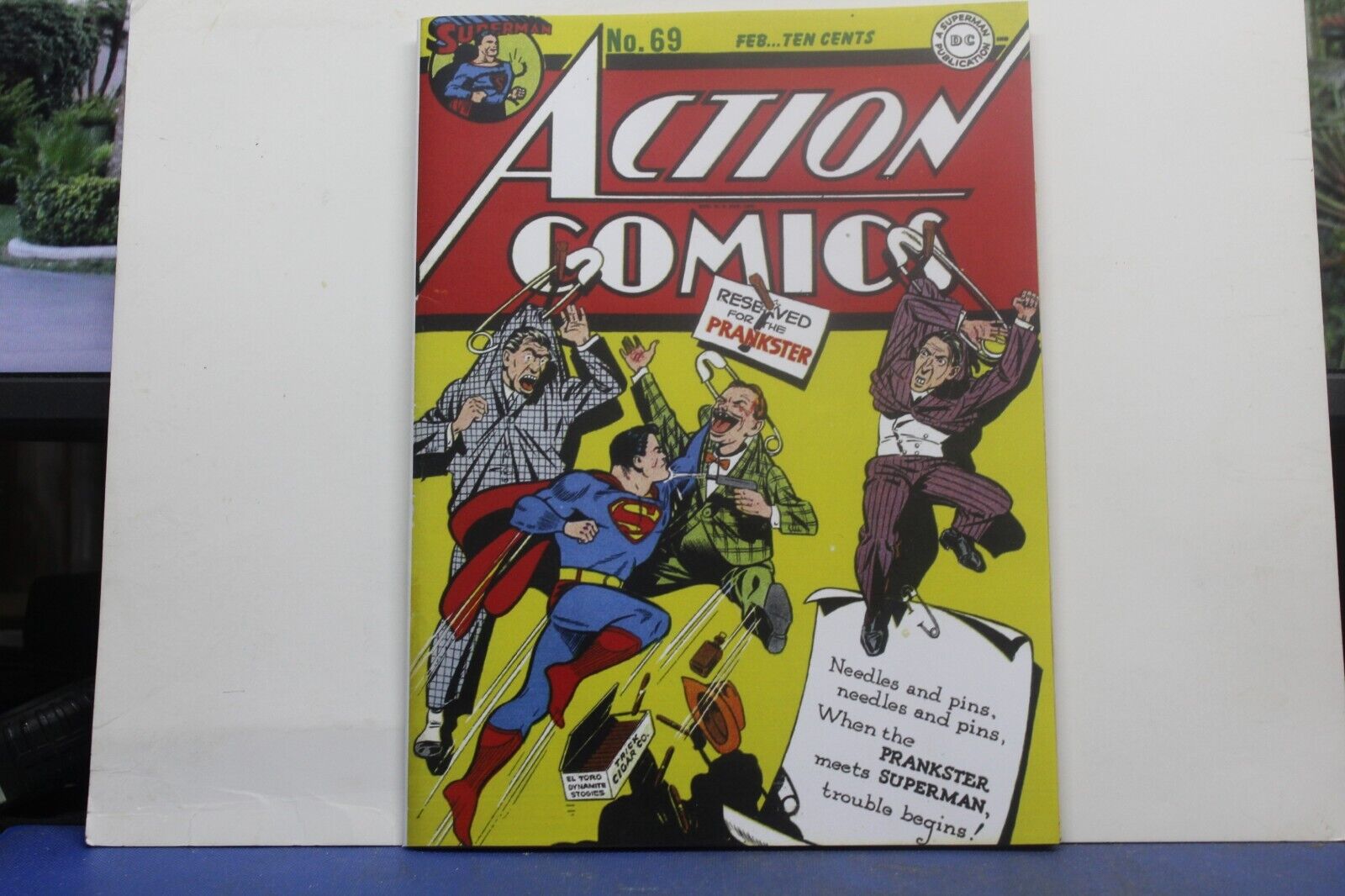 ACTION COMICS #69 REPRODUCTION COVER 1944