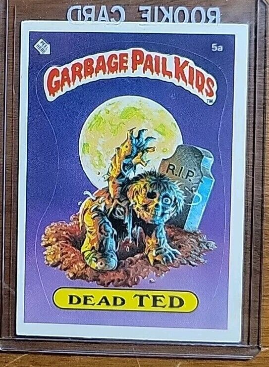 1985 Topps Garbage Pail Kids Dead Ted #5a Series 1, OS1 Gpk