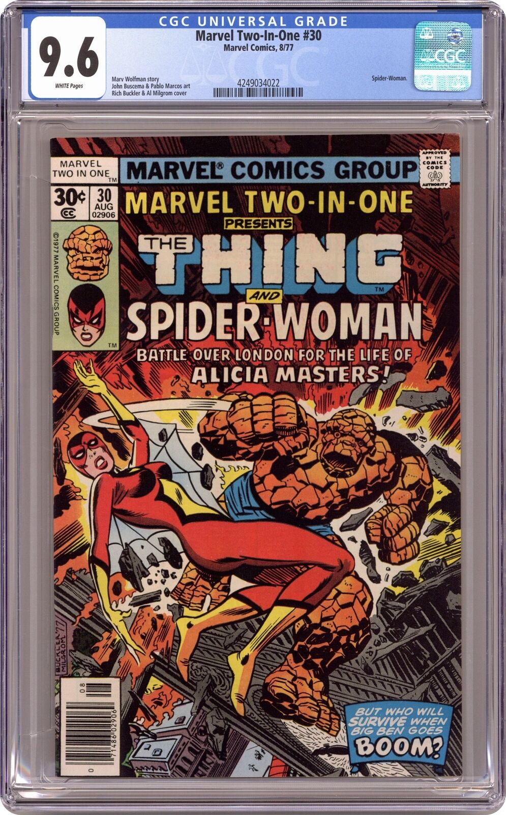 Marvel Two-in-One #30 CGC 9.6 1977 4249034022
