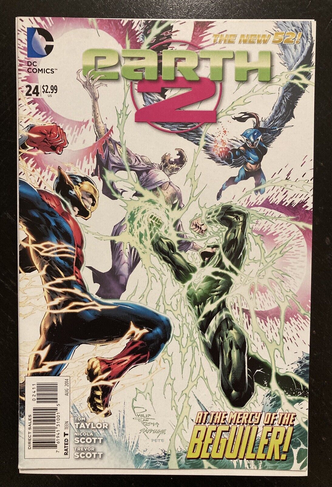 Earth 2 #24 Val-Zod 1st print Appearance DC COMICS Michael B Jordan Movie