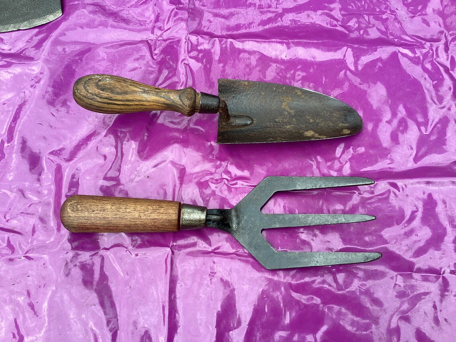 Vintage Gardening Hand Fork Trowel Old Garden Tools Gardener’s Planting
