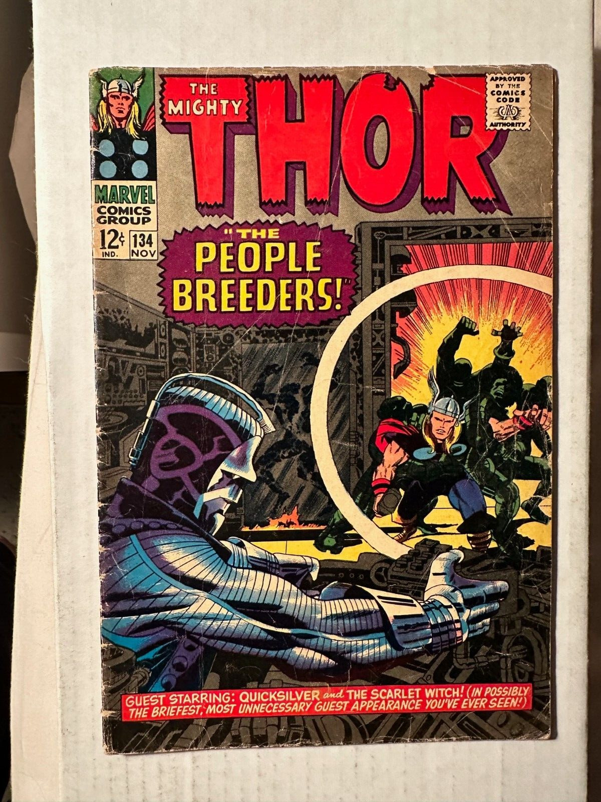 Thor #134 Comic Book  1st App High Evolutionary, Man-Beast & Fafnir