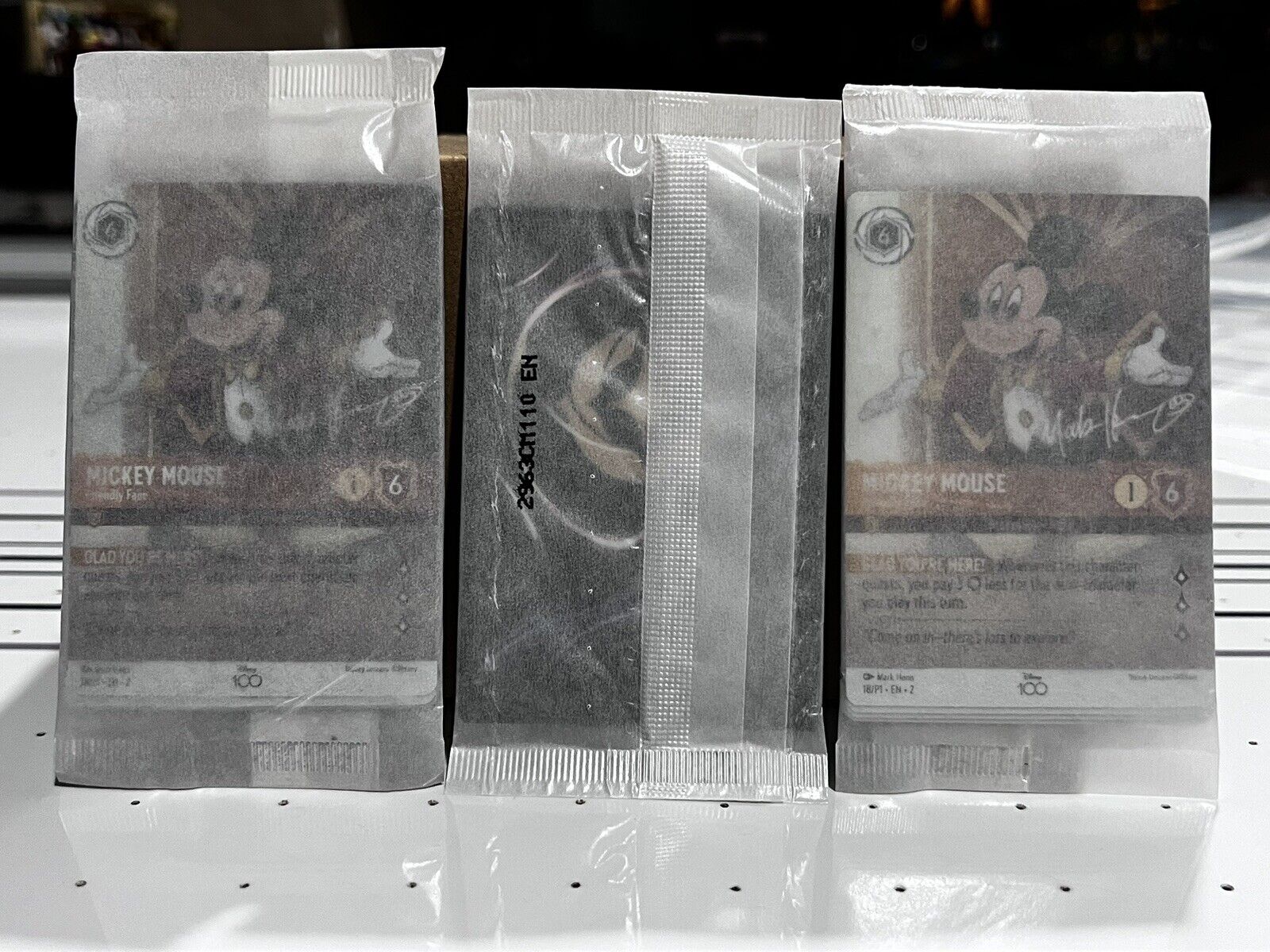 Disney Lorcana Rise of the Floodborn  D100 Promo - 6 Card Sealed Pack (1 Set)