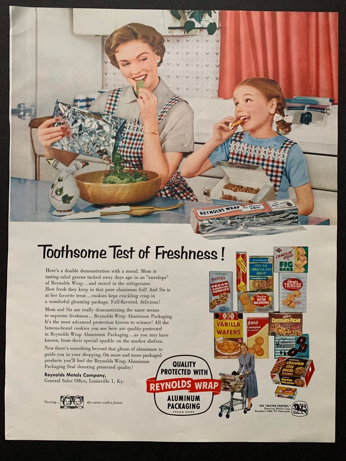 Vintage 1949 Reynold’s Wrap Ad