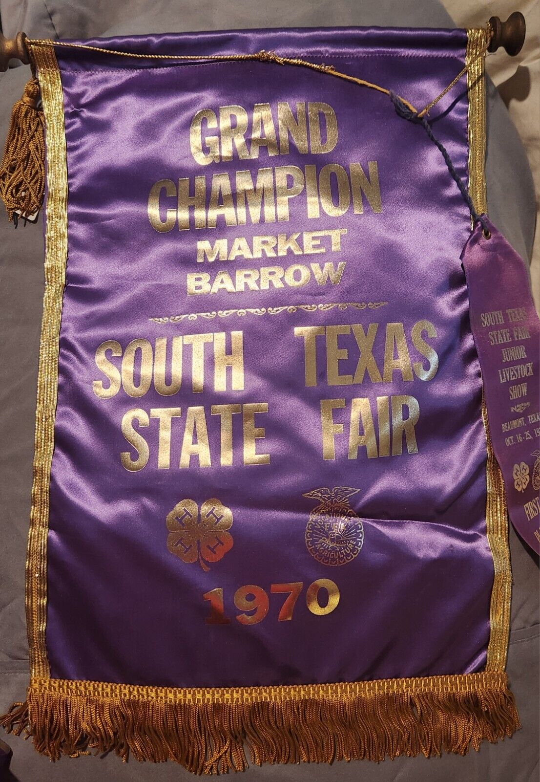 1970 Grand Champion S. Texas State Faire First Place Livestock Show