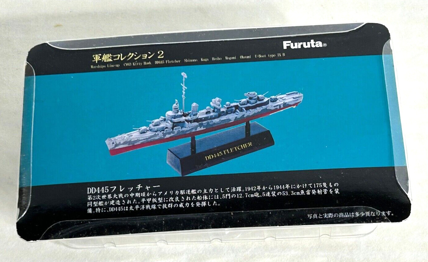 WWII USS Fletcher DD-445 Miniature Model Display