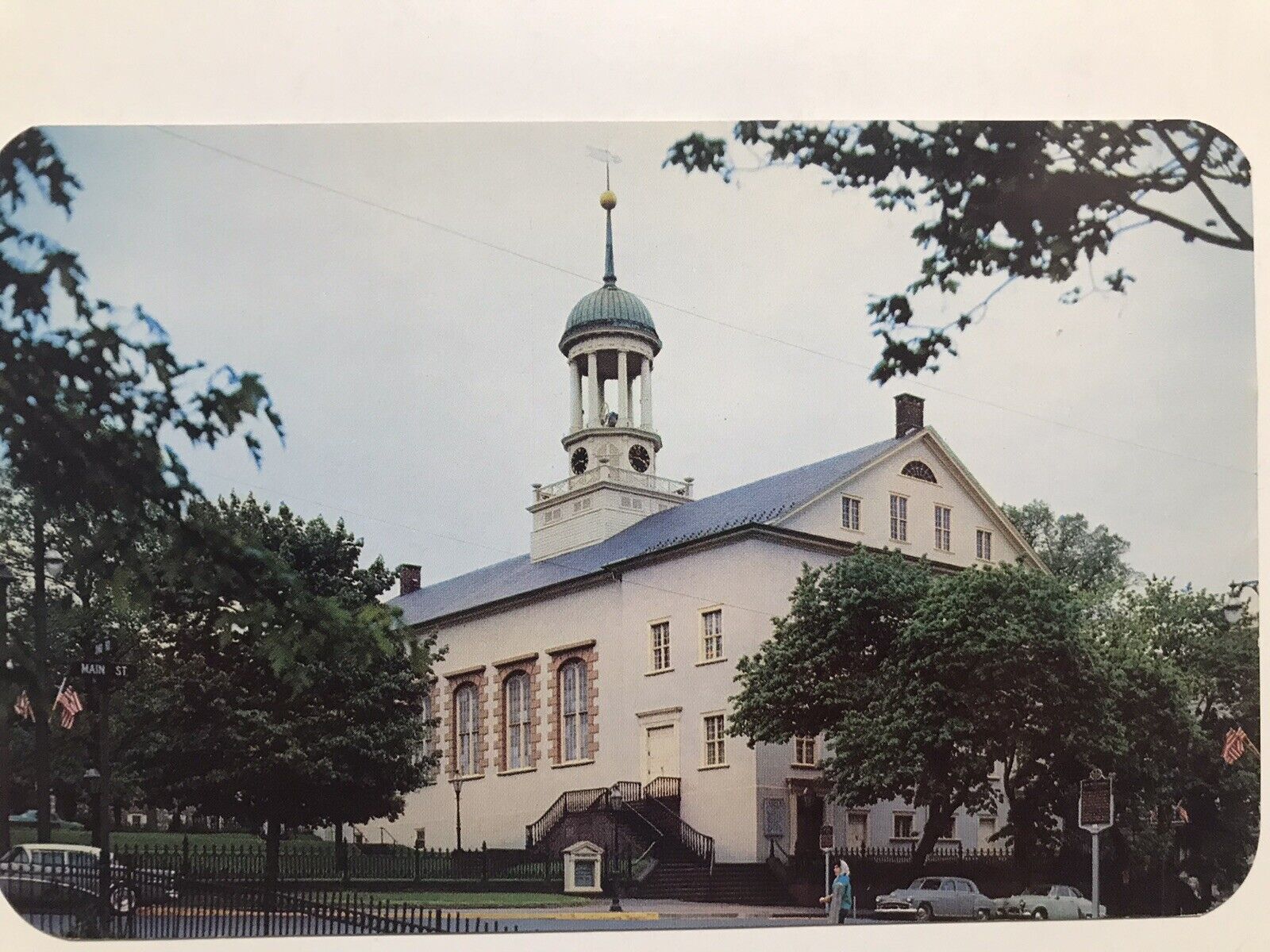 1970 The Central Moravian Church Postcard
