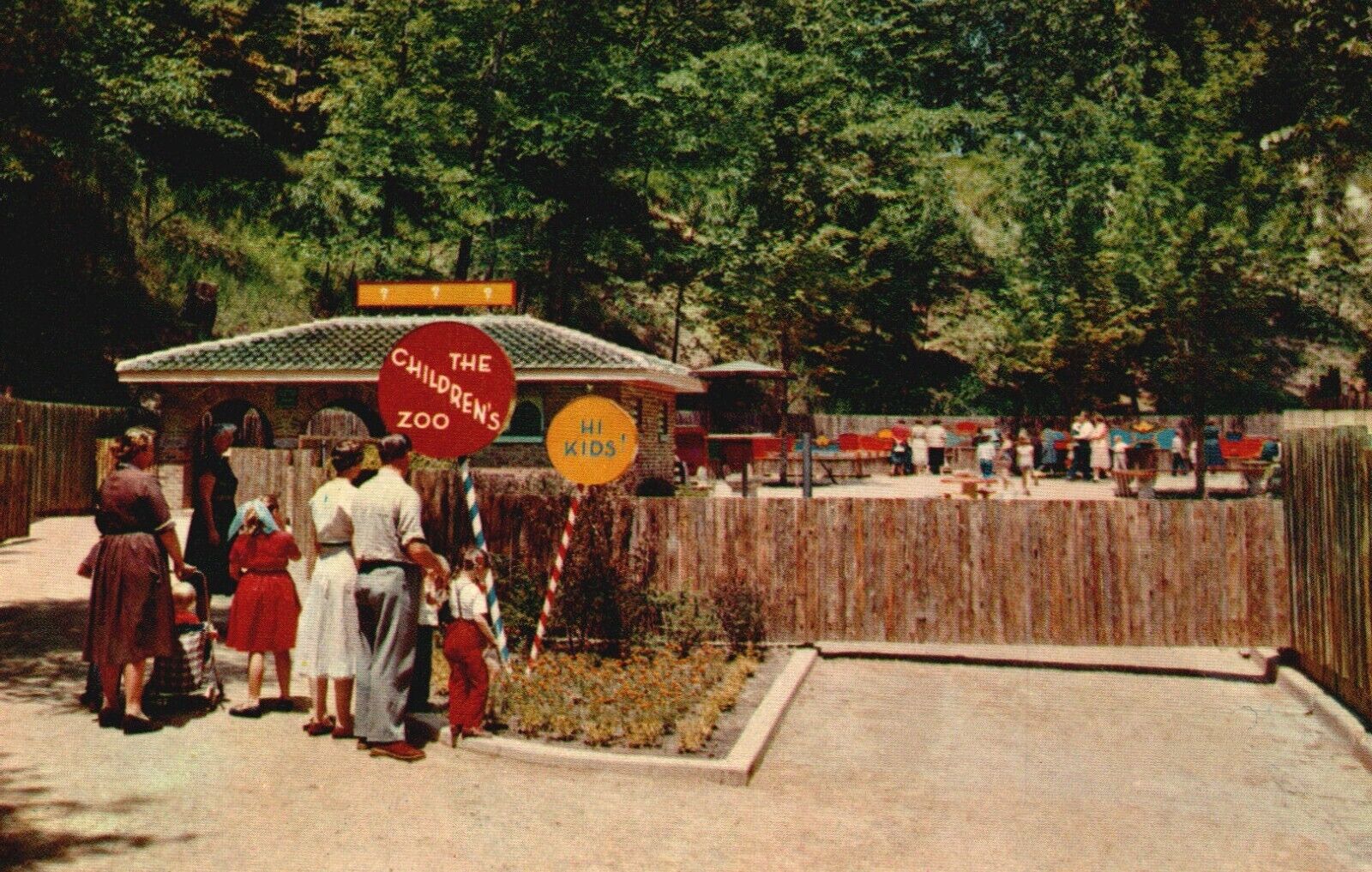 Postcard MI Grand Rapids Pet Haven Childrens Zoo John Ball Park Vintage PC J2015